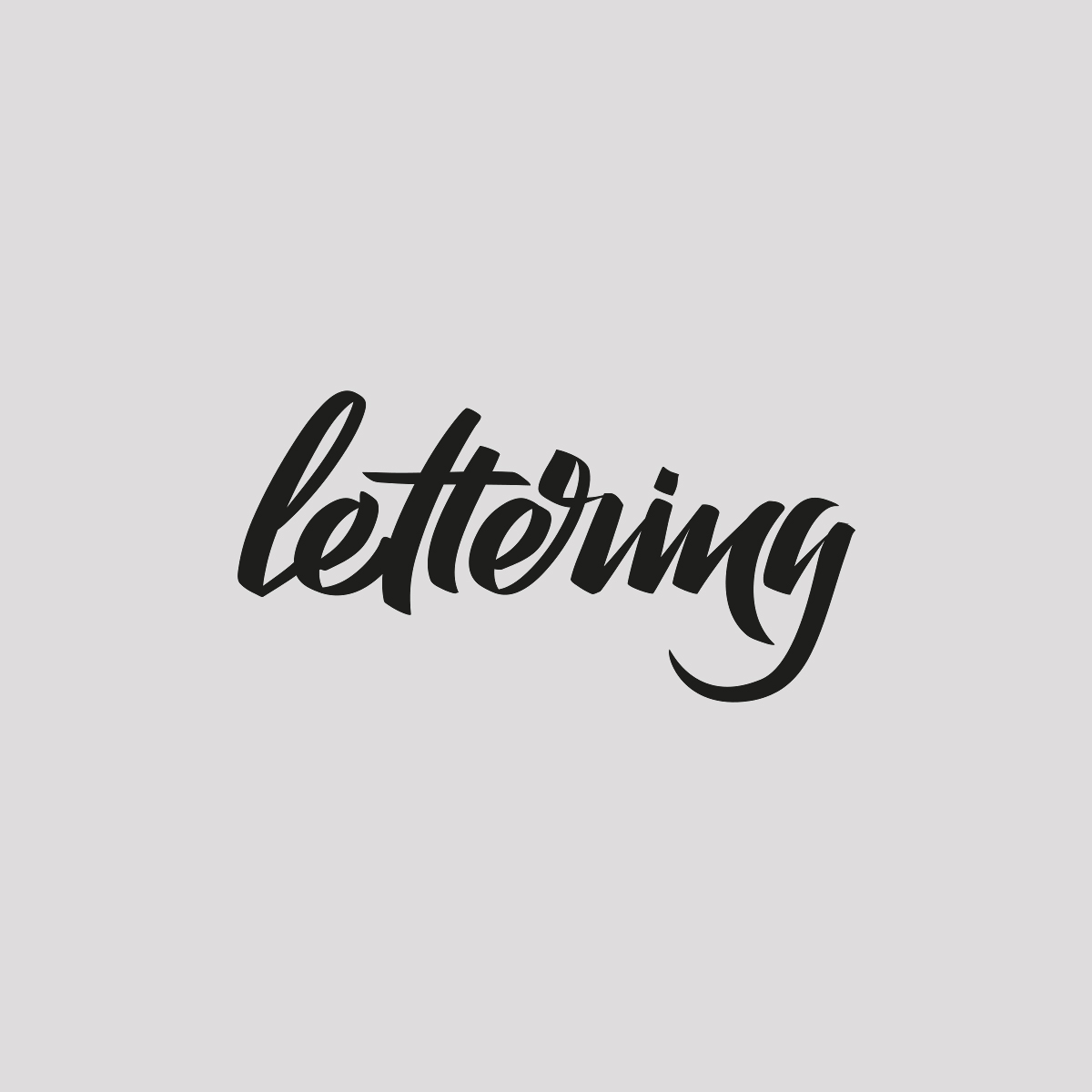 Lettering and calligraphy, what is the difference?