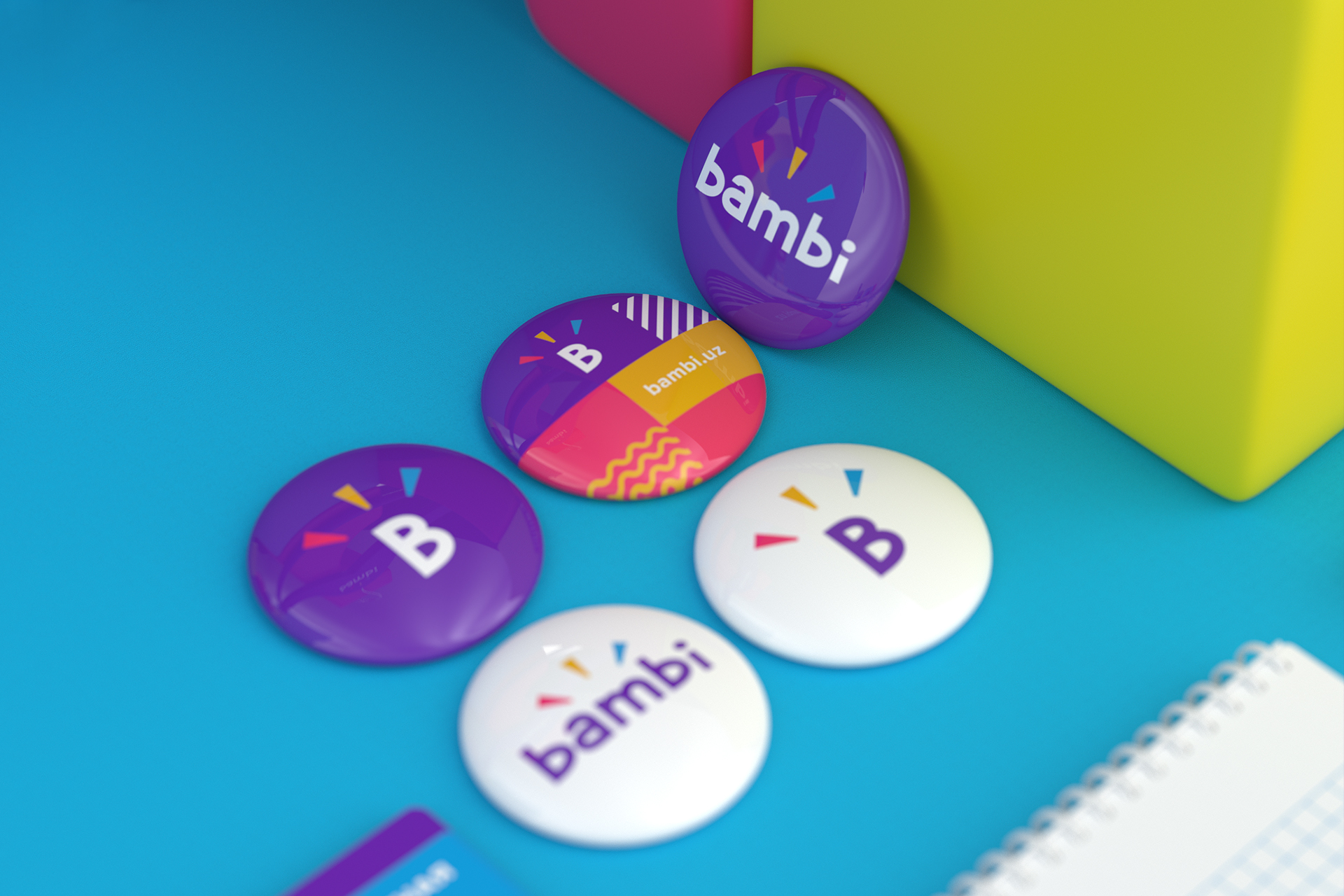 Visual identity design for a children's store