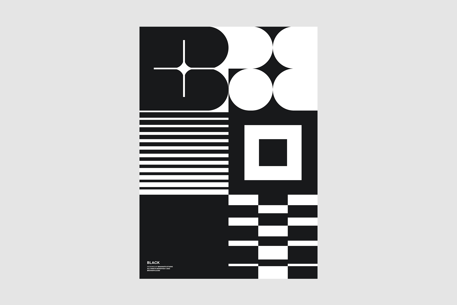 Projekt plakatu Czarny Black