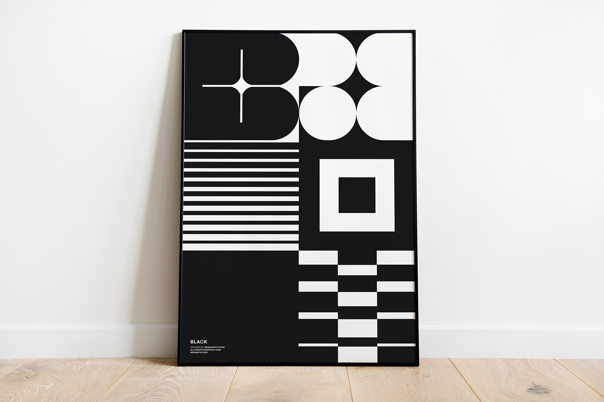 Projekt plakatu Czarny Black