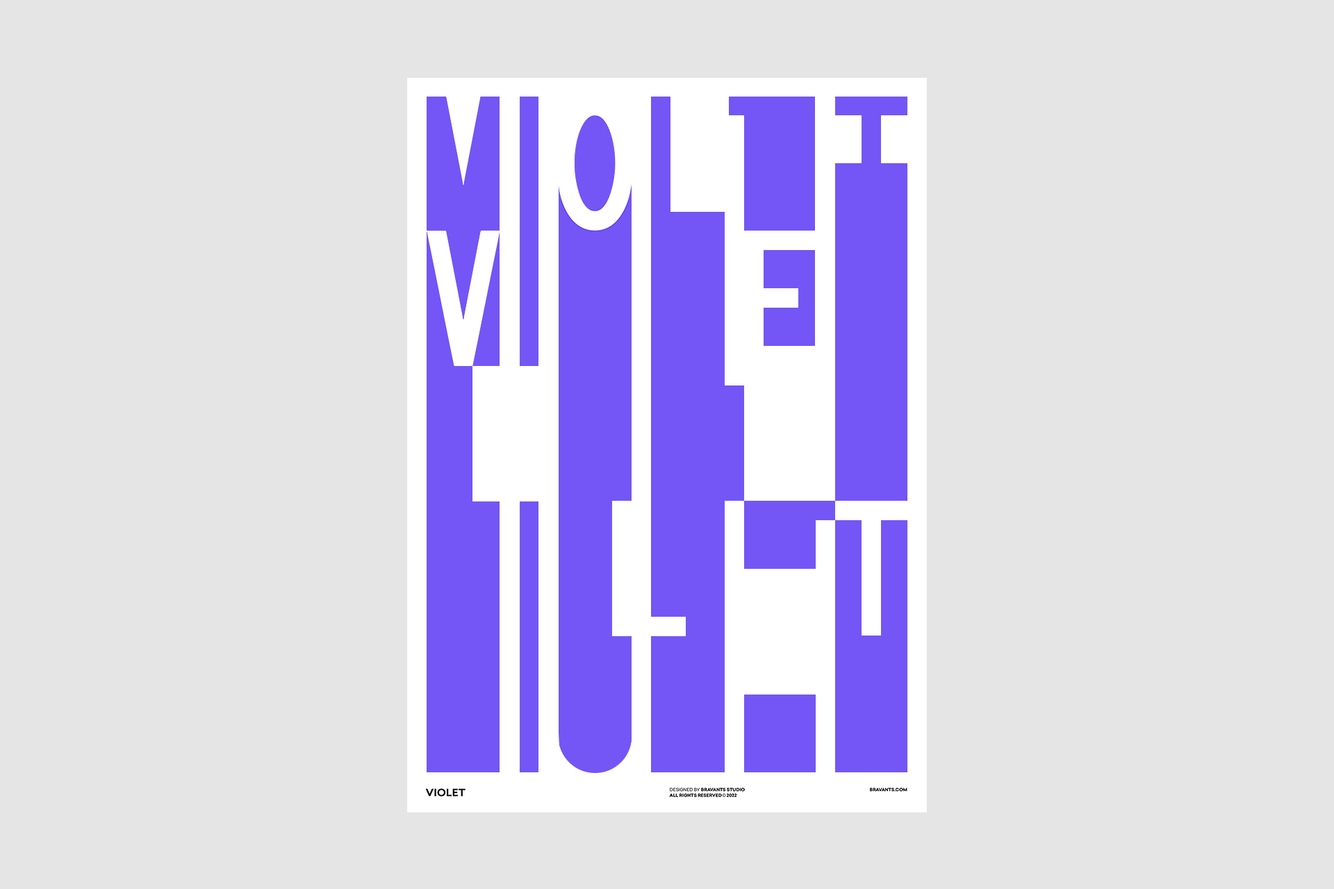 Poster Design Violet
